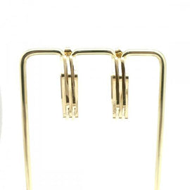 Habana Paris Zig Zag Hoop Earrings For Women / Stainless Steel / Costume Jewelry / Fashion Earrings - JOYasForYou