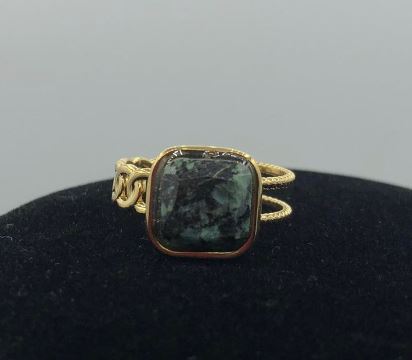 Habana Paris African Turquoise Ring - 0