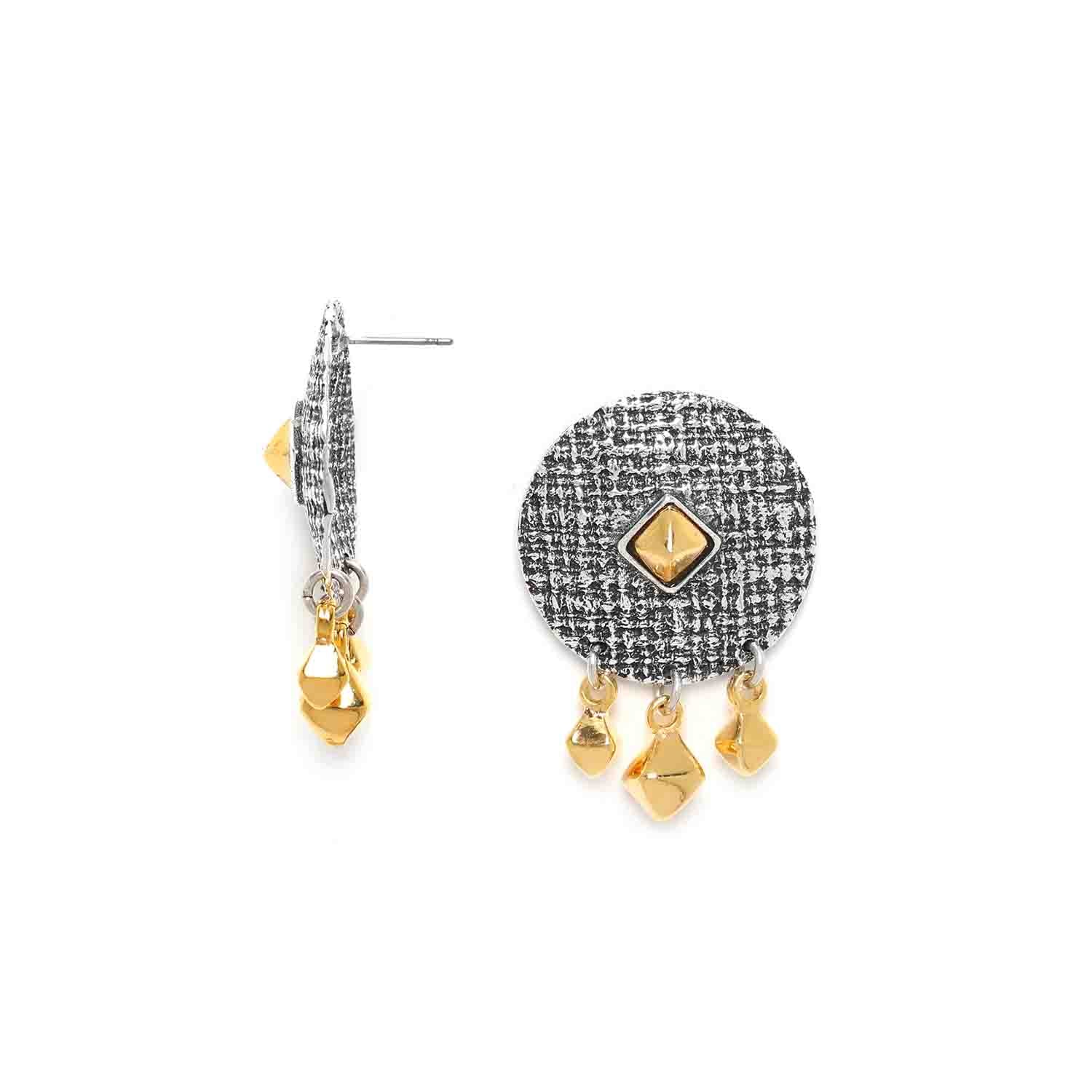 Ori Tao Large Disc Earrings - Kampala Collection, French Jewelry