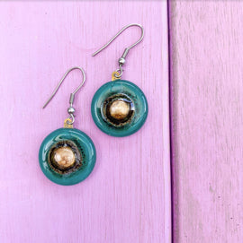 Cristalida Round Drop Earrings