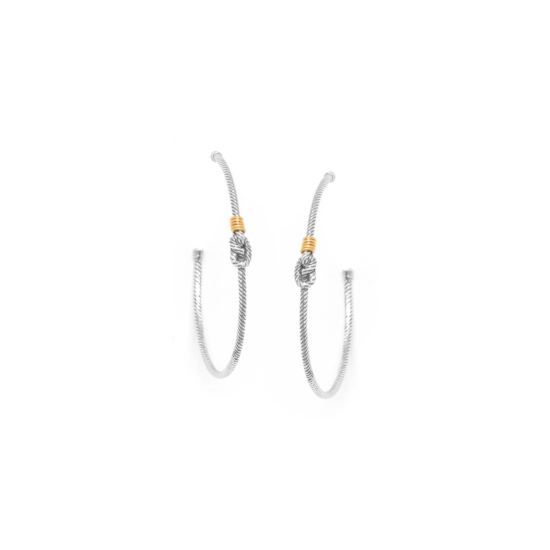 Ori Tao Large Hoop Earrings - La Marina Collection, French Jewelry - 0
