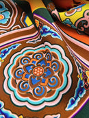 Fashion Large Orange Luxury Pure Silk Scarf-5