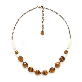 Nature Bijoux Tiger Eye Short Necklace