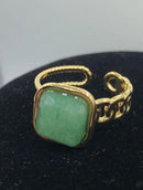 Habana Paris Adjustable Amazonite Ring-3