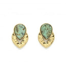 Habana Paris Turquoise Drop Earrings-1
