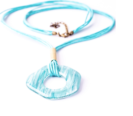 greta necklace aqua blue - JOYasForYou