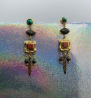 Habana Paris Multicolor Gemstone Earrings-2