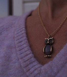 necklace owl pendant