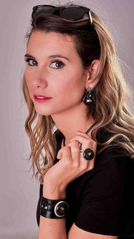 metal ring black - JOYasForYou