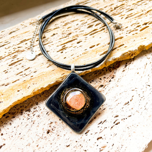 Cristalida Cairo Rhombus Necklace