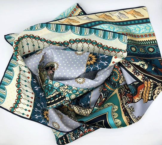 Elephant Silk Scarf for Women: Versatile Fashion Accessory