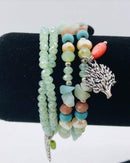 Moon C Green Necklace Bracelet, 2 In 1-5