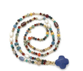 Habana Paris Mixed Gemstones Necklace - 0