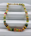 Habana Paris Heishi Gemstones Short Necklace-2