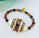 Nature Bijoux Agate Elastic Stretchy Bracelet-1