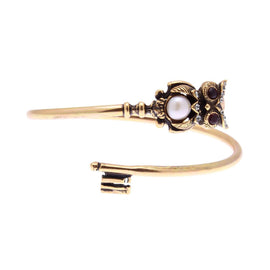 Alcozer Owl Key Cuff Bracelet
