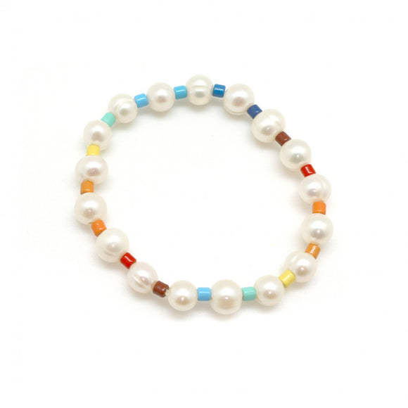 Habana Paris Stretch Pearls Bracelet For Women