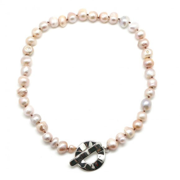 Habana Paris Short  Pink Baroque Pearls Necklace