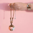 cristalida ischia necklace pink, white, beige - JOYasForYou