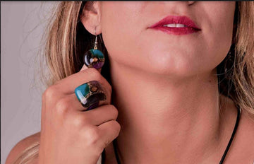 Cristalida All Sizes Fashion Ring | Purple Ring - 0