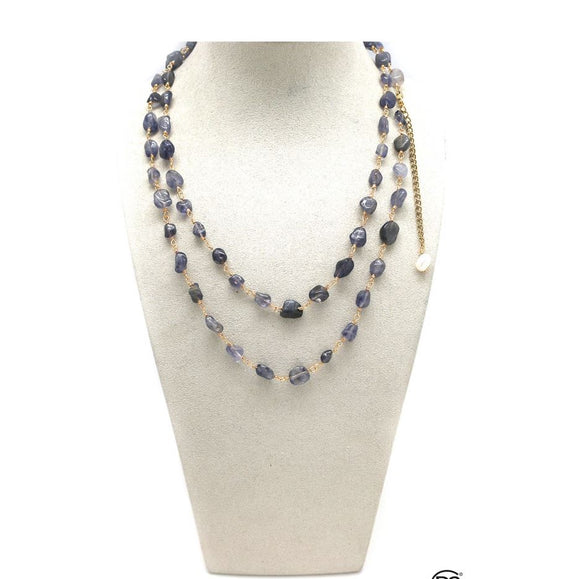 Habana Paris Purple Quartz Necklace