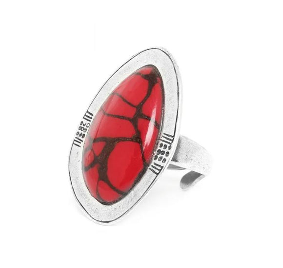 Nature Bijoux Red Large Ring
