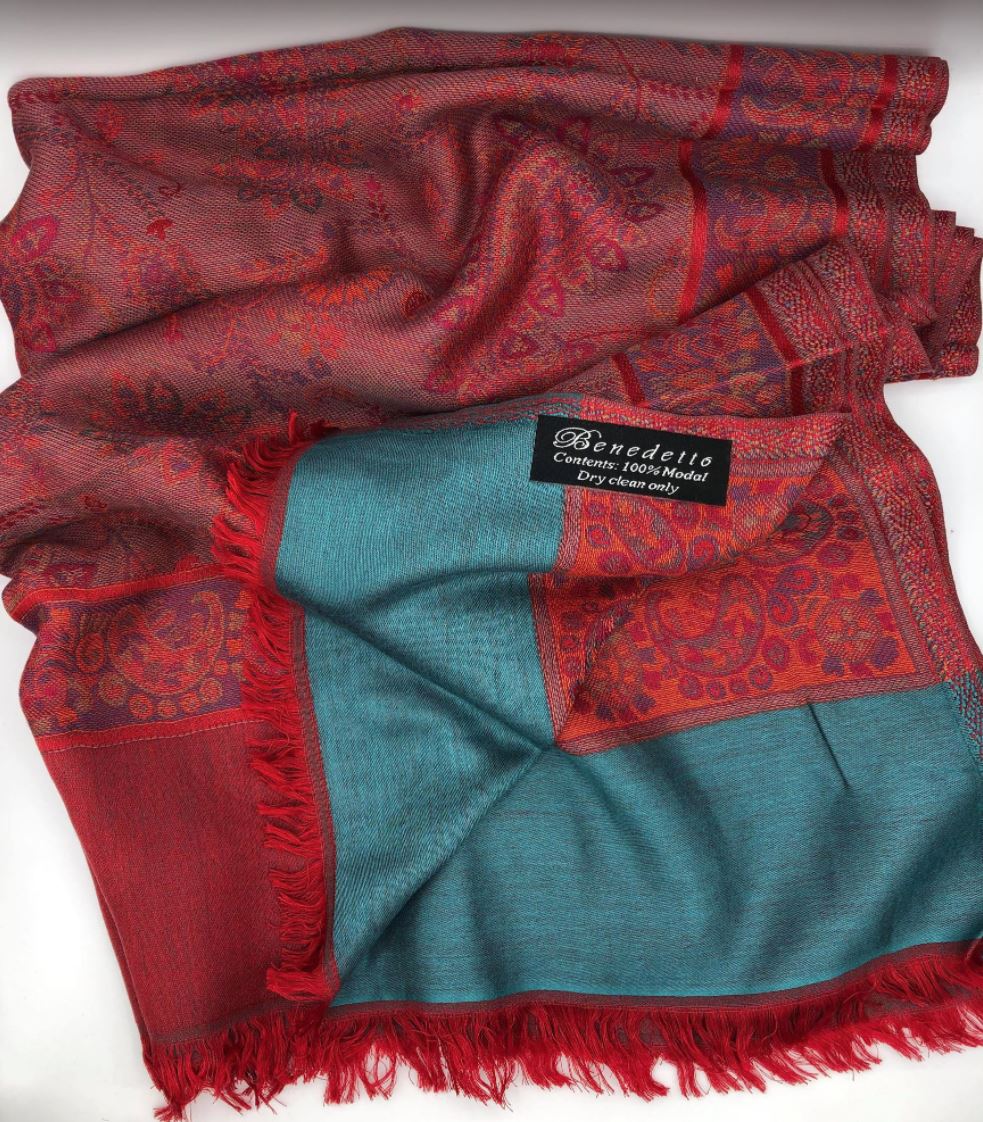 Reversible Long Modal Scarf | Versatile Fashion Accessory