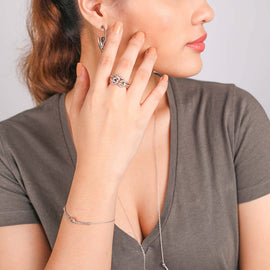 Ori Tao Rope Ring For Women / La Marina - 0