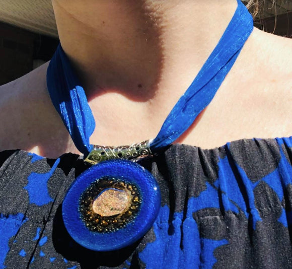 Cristalida Athenas Blue Fashion Necklace For Women