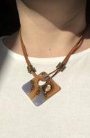 Cristalida Bahia Fused Glass Necklace-2