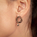 snake shaped earrings
