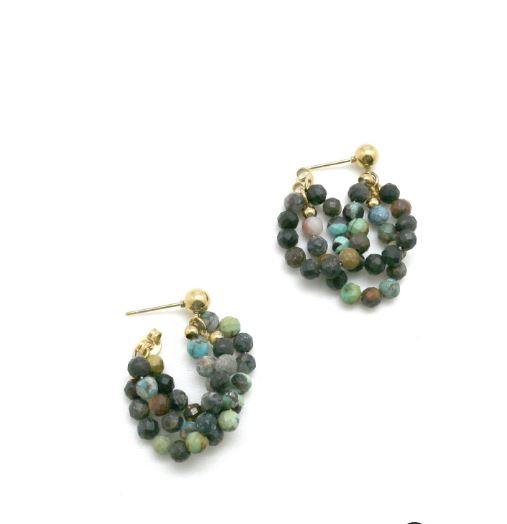 Habana Paris African Turquoise Earrings For Women