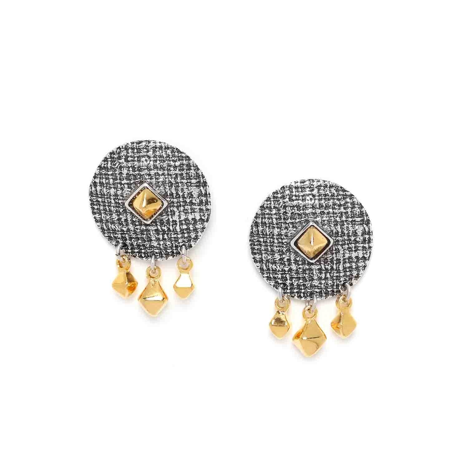 Ori Tao Large Disc Earrings - Kampala Collection, French Jewelry