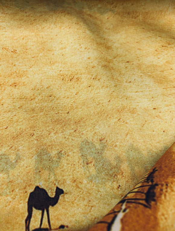 Long Desert Mulberry Silk Scarf | Elegant & Luxurious Accessory